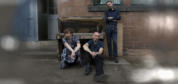Alasdair Roberts - credit: L-R: Amble Skuse, David McGuinness, Alasdair Roberts / Photo by Alex Woodward